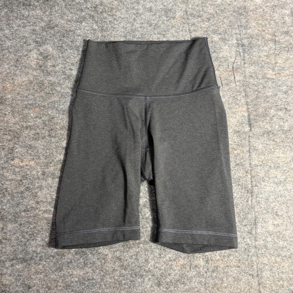 Everlane Perform Bike Short Charcoal Gray XS High Waist Minimalist Activewear - Picture 1 of 8